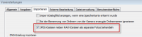 Lightroom Einstellung für den Import von RAW und JPEG
