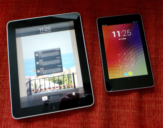 iPad vs. Nexus 7