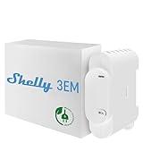 Shelly 3EM | Wlan-gesteuerter intelligenter 3 Kanal Relaisschalter mit Energiemessung und Schützsteuerung | Alexa & Google Home kompatibel | iOS Android App | Kein Hub erforderlich |...