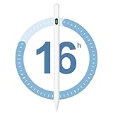 Stift mit Hochpräzise gleichwertig mit Apple Pencil 2. Generation & 16 Stunden Nutzung, digitale Batterieanzeige, für iPad Pro 11'/12,9'/ iPad /iPad Mini /iPad Air Gen