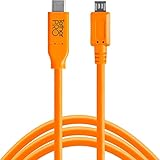 Tether Tools USB-C auf 2.0 Micro- B 5-Pin 4,60 m orange, 15 feet