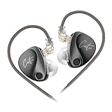 keephifi KZ Castor IEM 2DD Treiber In-Ear-Monitor,kz IEM kopfhörer HiFi Kabelgebundene Ohrhörer, kz Castor bass Edition, Harman Target, Sound abstimmung, 2-poliges abnehmbares Kabel (kein Mikro)