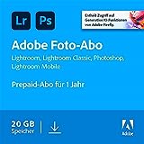 Adobe Creative Cloud 20GB:Photoshop&Lightroom|1 Jahr|PC/Mac Digital Download