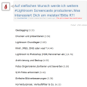 Ihr habt entschieden: Die Lightroom-Themen der nächsten Video-Tutorials