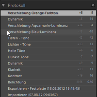 Lightroom-Quickie: Protokollfragen – zwei Bearbeitungsstufen vergleichen
