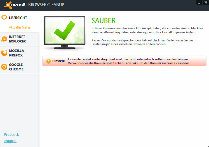 Avast Browser Cleanup Toolre