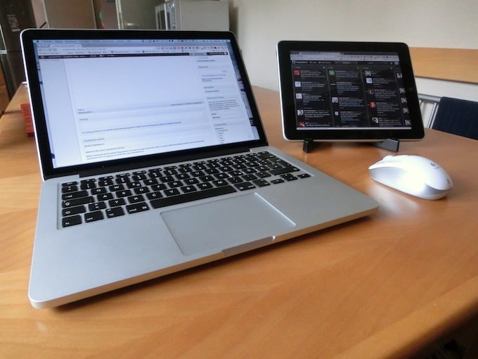 MacBook und Air Display auf dem iPad
