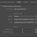 Lightroom-Quickie: Objektiv-Profile nur für RAW-Fotos?