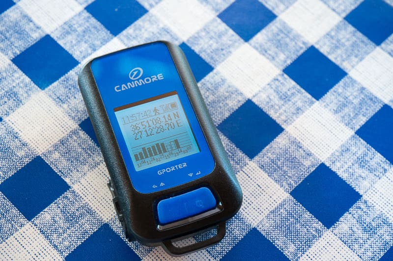 Canmore G-Porter GPS mit Uhrzeit
