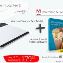 Wacom Intuos Pen S Grafiktablet plus Adobe Photoshop Elements & Premiere Elements für 79,95 €