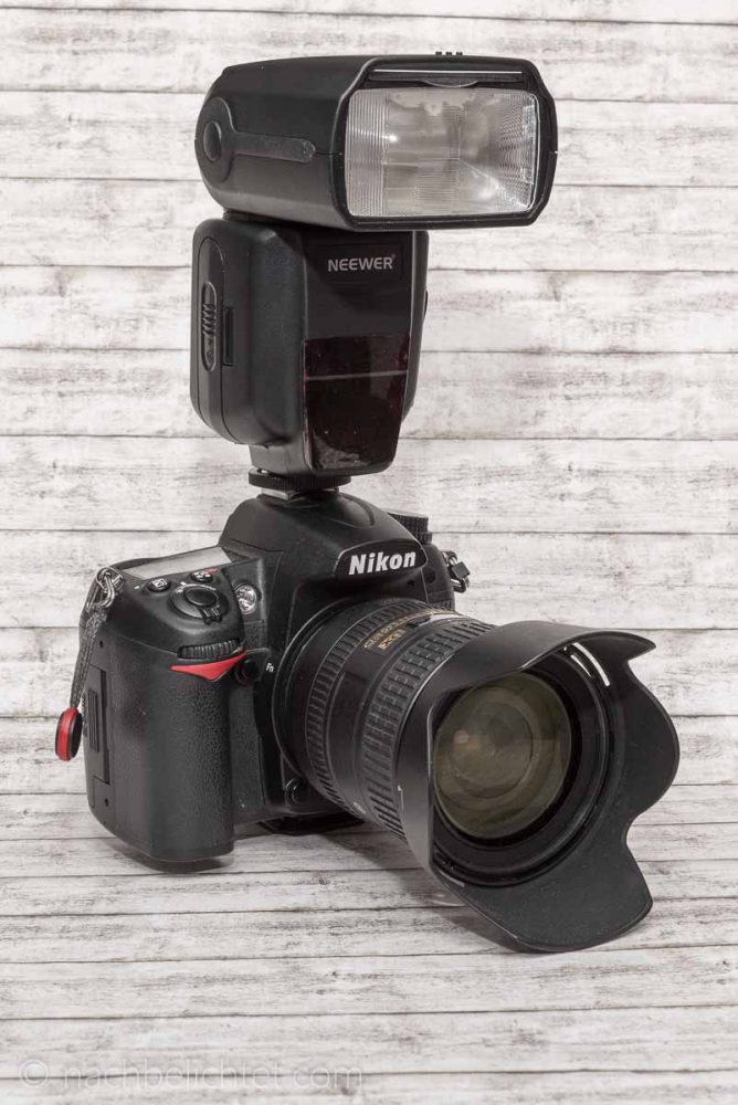 Neewer NW565ex auf der Nikon D7000