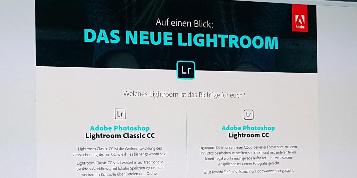 Was Unterscheidet Lightroom Cc Und Classic Cc Adobe Klart
