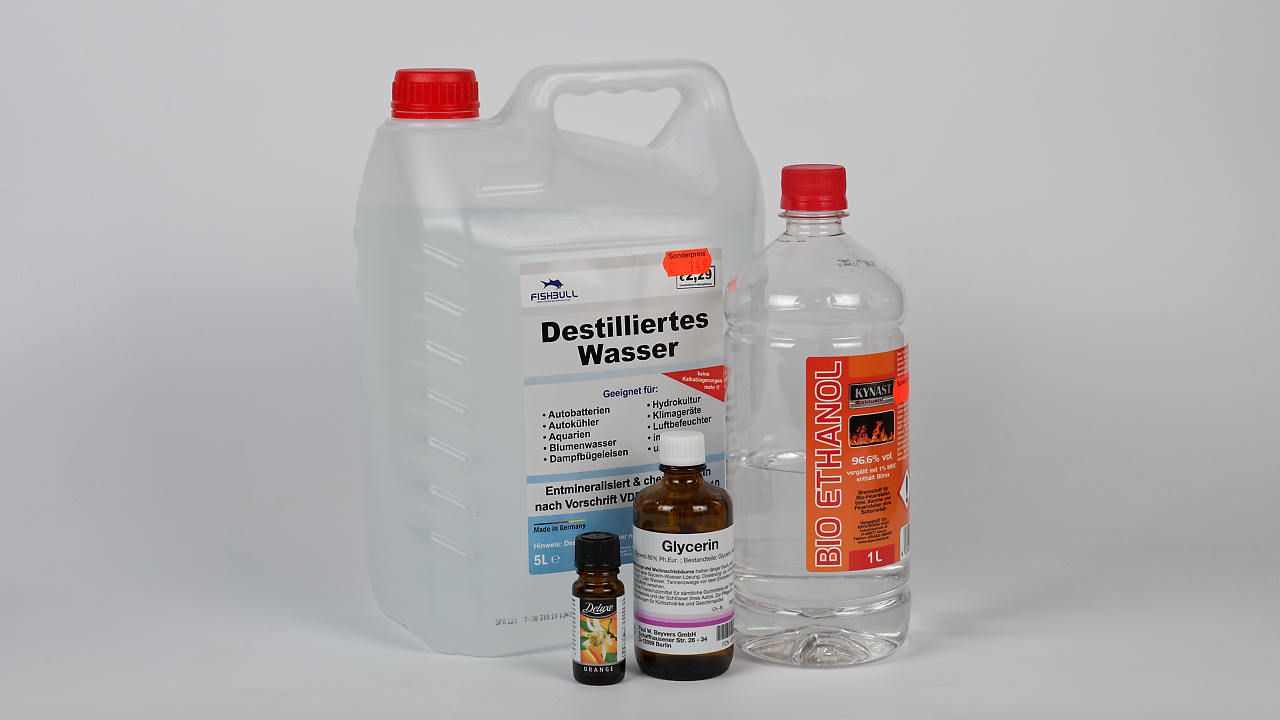 5 Liter Bio Ethanol 96,6% Alkohol zur Herstellung von Desinfektionsmittel 