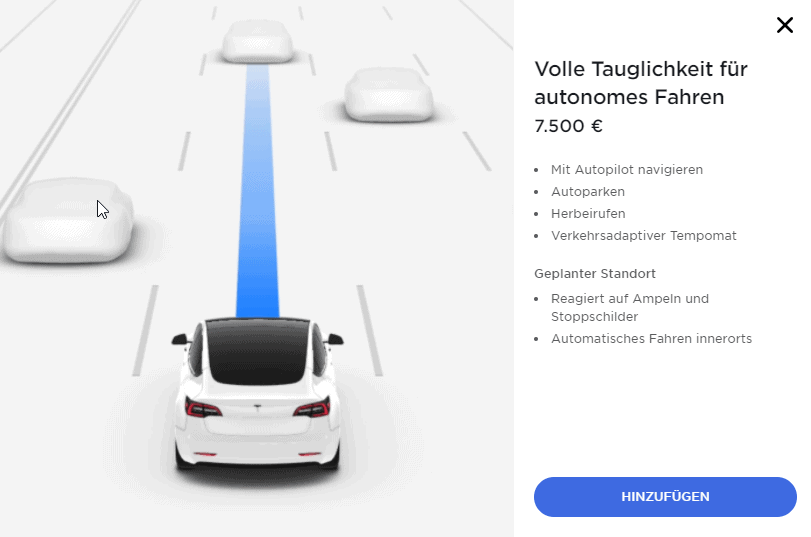 Lohnt sich das Tesla Model 3 FSD-Upgrade?