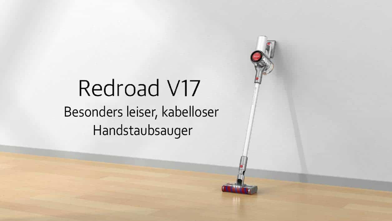 Der Redroad V17 Akku-Staubsauger sorgt für saubere Luft