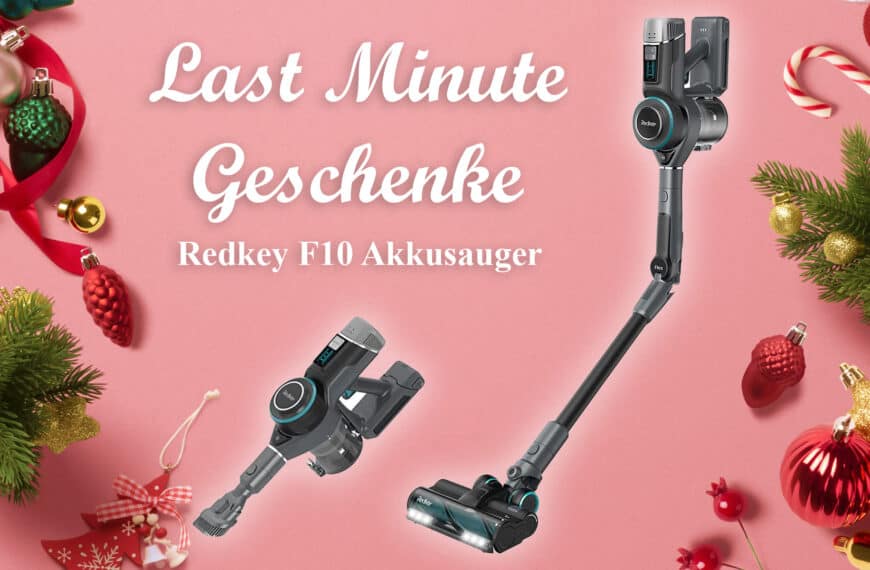 Last Minute Weihnachtsgeschenke: Redkey F10 Akkustaubsauger