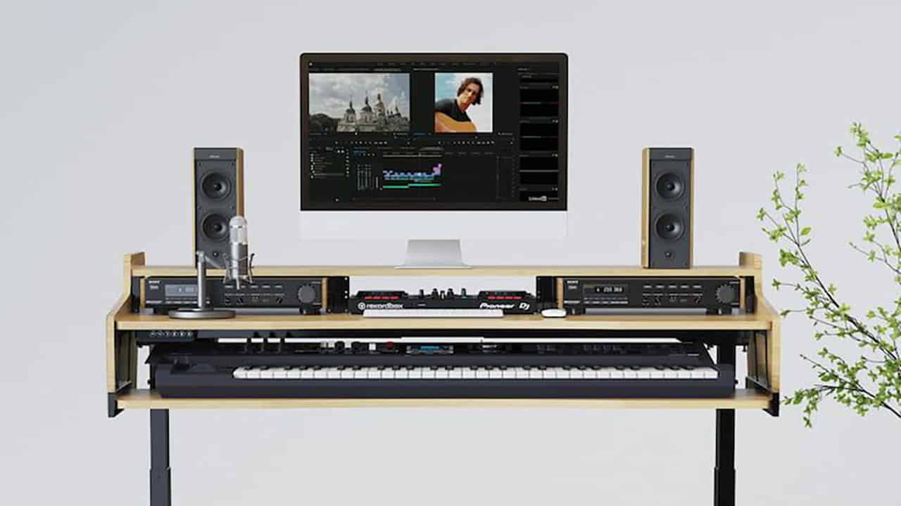 Flexispot ESD1 – ein höhenverstellbarer Tisch fürs Studio