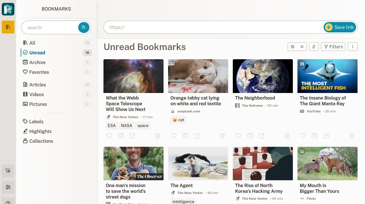 Readeck – die Pocket-Alternative und Read-It-Later-App mit neuer Version