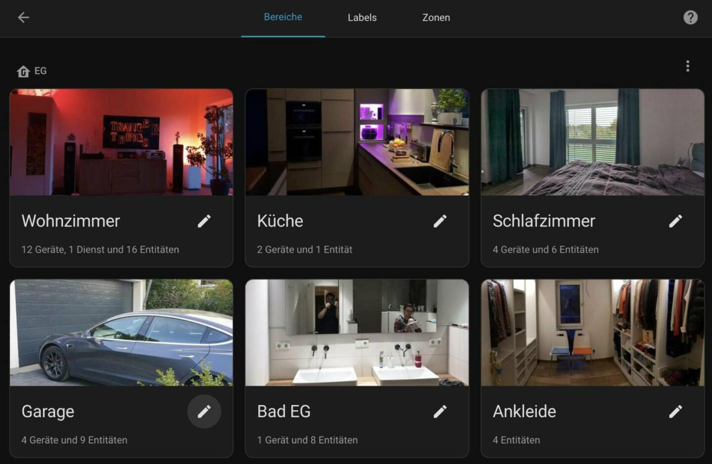 Home Assistant Bereiche und Labels intelligent nutzen